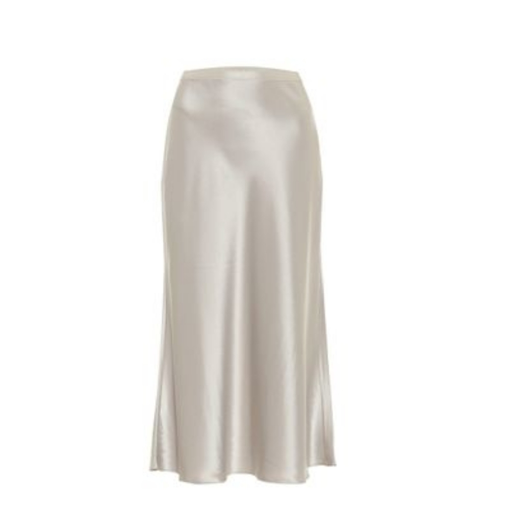 Polo Ralph LaurenSatin Midi Skirt